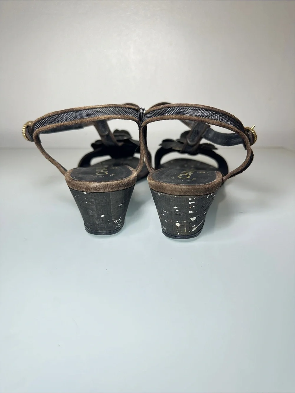 CHANEL strappy sandals